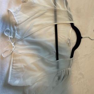 Weworewhat Sheer Coverup Top